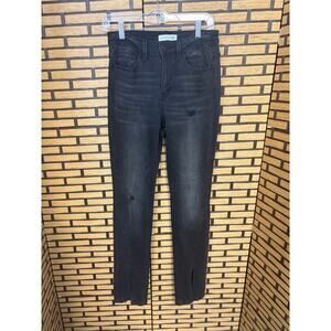 Flying Monkey Black Slit Hem Jeans Size 28